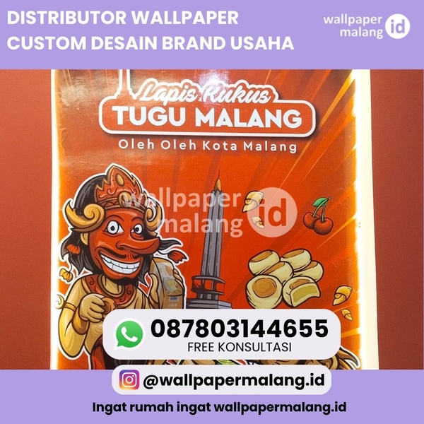 Download DISTRIBUTOR WALLPAPER CUSTOM DESAIN BRAND USAHA