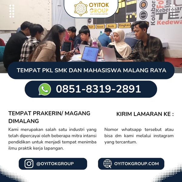 Download TEMPAT PKL SMK DAN MAHASISWA MALANG RAYA