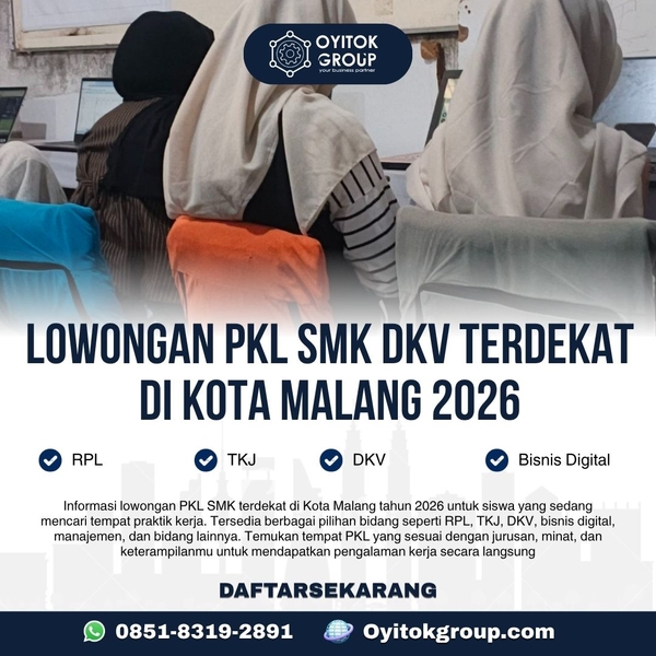 Download LOWONGAN PKL SMK DKV TERDEKAT DI KOTA MALANG 2026