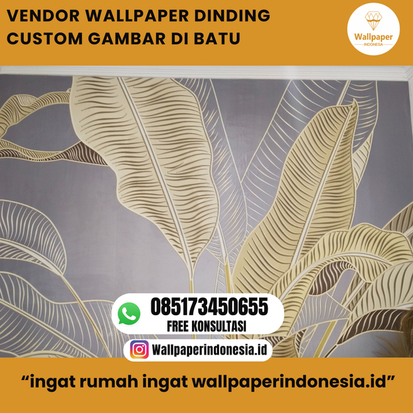 Download VENDOR WALLPAPER DINDING CUSTOM GAMBAR DI BATU .png