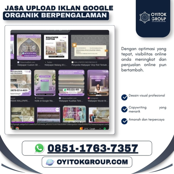 Download JASA UPLOAD IKLAN GOOGLE ORGANIK BERPENGALAMAN