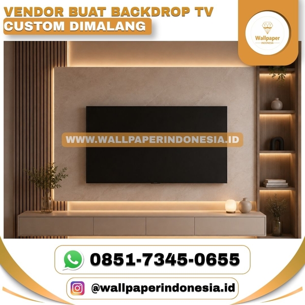 Download VENDOR BUAT BACKDROP TV CUSTOM DIMALANGG