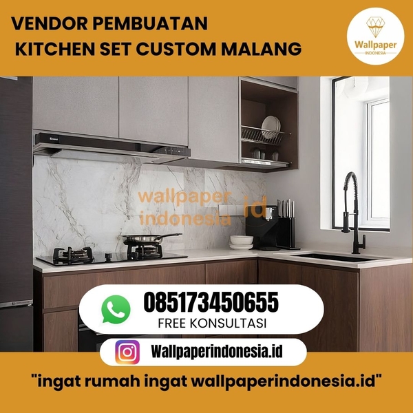 Download VENDOR PEMBUATAN KITCHEN SET CUSTOM MALANG