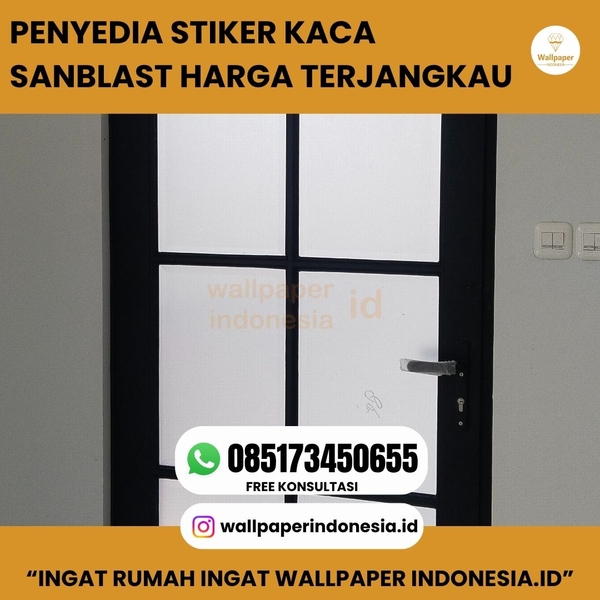 Download PENYEDIA STIKER KACA SANBLAST HARGA TERJANGKAU  