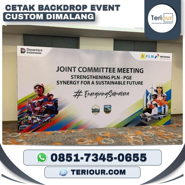 Download Cetak backdrop event custom dimalang