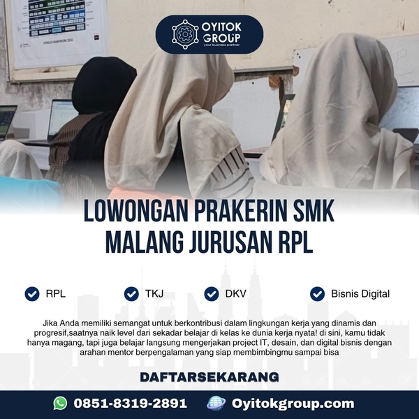 Download LOWONGAN PRAKERIN SMK MALANG JURUSAN RPL