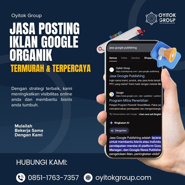 Download JASA POSTING IKLAN GOOGLE ORGANIK