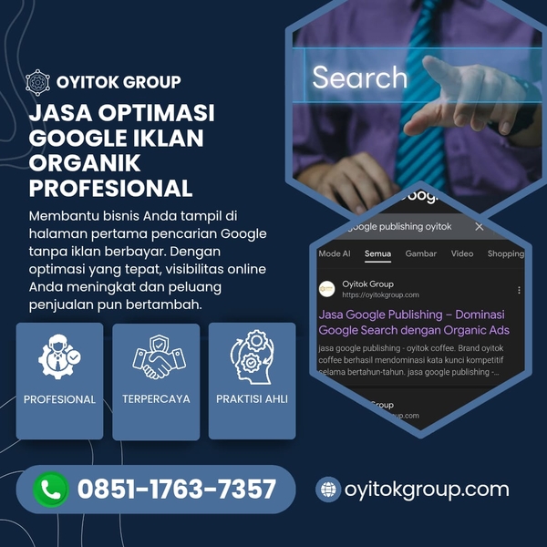 Download JASA OPTIMASI GOOGLE IKLAN ORGANIK PROFESIONAL
