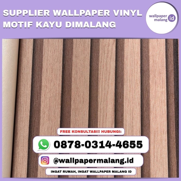 Download SUPPLIER WALLPAPER VINYL MOTIF KAYU DIMALANG