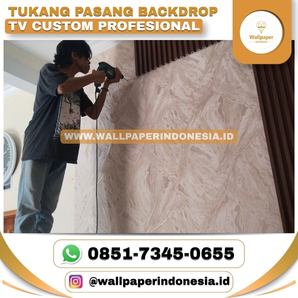 Download TUKANG PASANG BACKDROP TV CUSTOM PROFESIONAL
