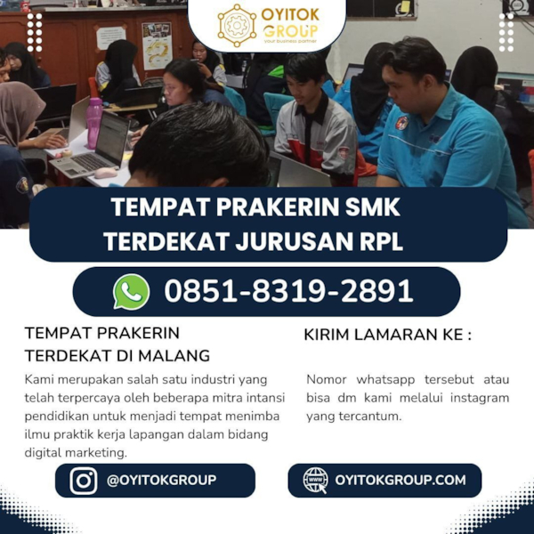Download TEMPAT PRAKERIN SMK TERDEKAT JURUSAN RPL.pdf