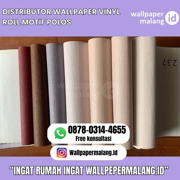 Download DISTRIBUTOR WALLPAPER VINYL ROLL MOTIF POLOS