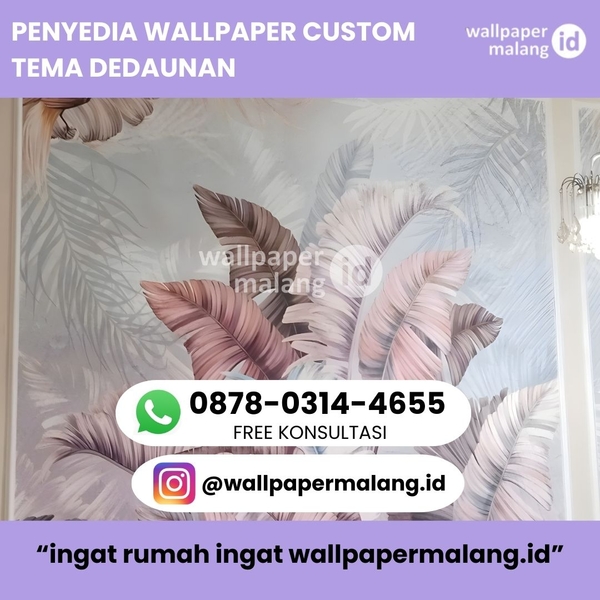 Download PENYEDIA WALLPAPER CUSTOM TEMA DEDAUNAN