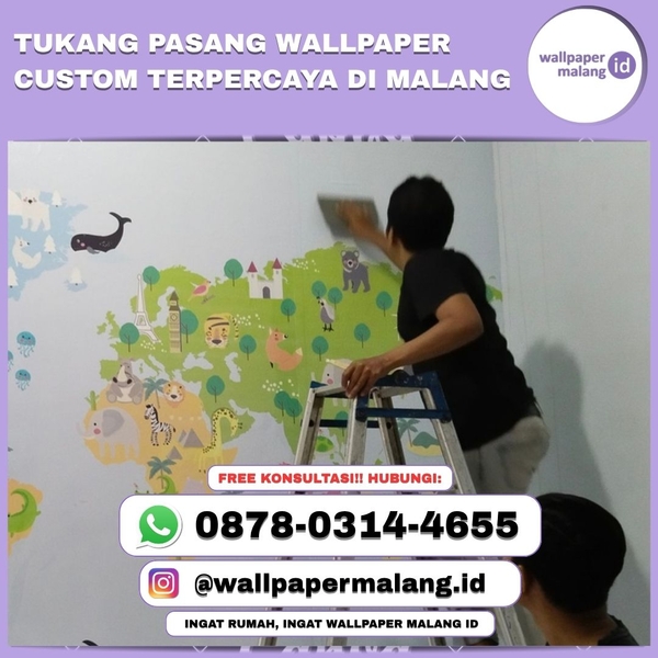Download Tukang pasang wallpaper custom terpercaya malang