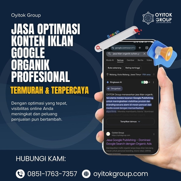 Download JASA OPTIMASI KONTEN IKLAN GOOGLE ORGANIK PROFESIONAL