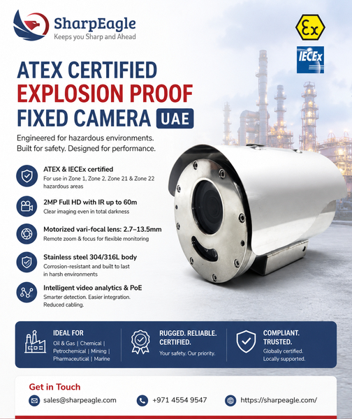Download Trusted Explosion Proof Fixed Camera for Hazardous Sites