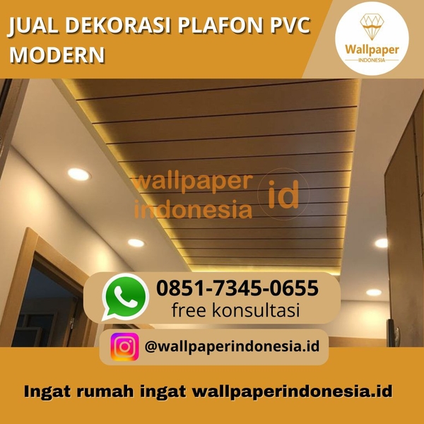 Download JUAL DEKORASI PLAFON PVC MODERN 