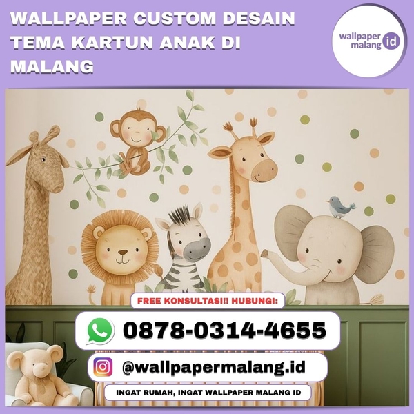 Download WALLPAPER CUSTOM DESAIN TEMA KARTUN ANAK DI MALANG