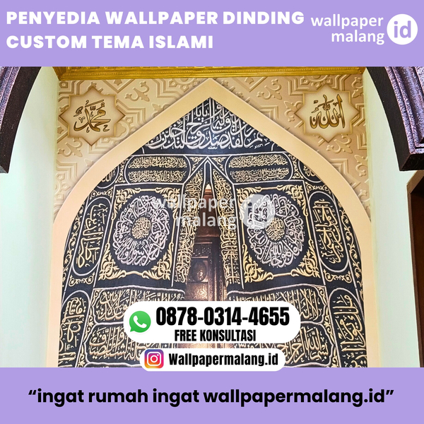 Download PENYEDIA WALLPAPER DINDING CUSTOM TEMA ISLAMI