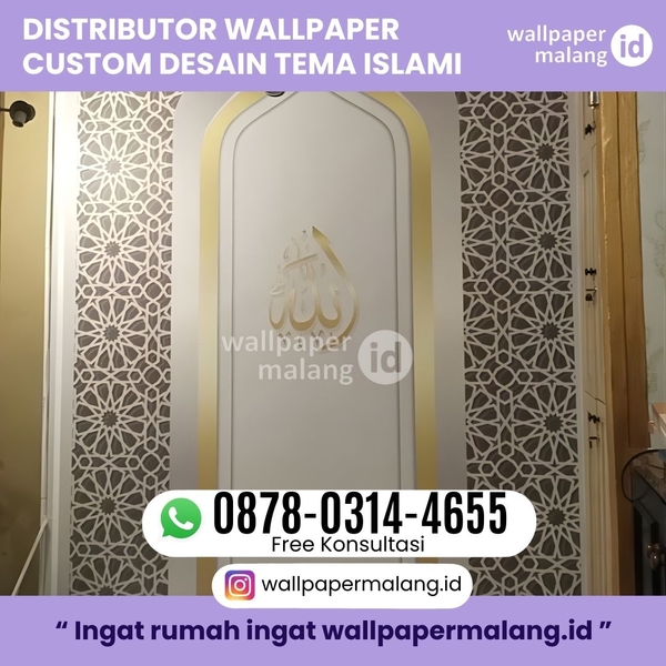 Download DISTRIBUTOR WALLPAPER CUSTOM DESAIN TEMA ISLAMI