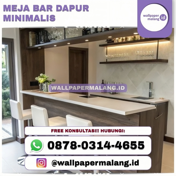 Download MEJA BAR DAPUR MINIMALIS