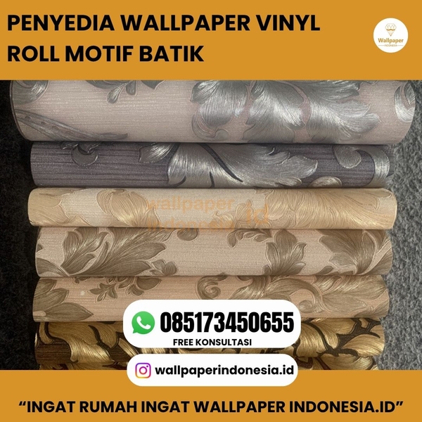 Download PENYEDIA WALLPAPER VINYL ROLL MOTIF BATIK
