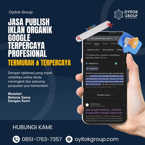 Download JASA PUBLISH IKLAN ORGANIK GOOGLE TERPERCAYA PROFESIONAL