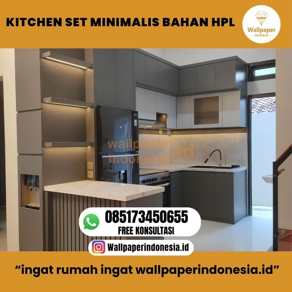 Download KITCHEN SET MINIMALIS BAHAN HPL
