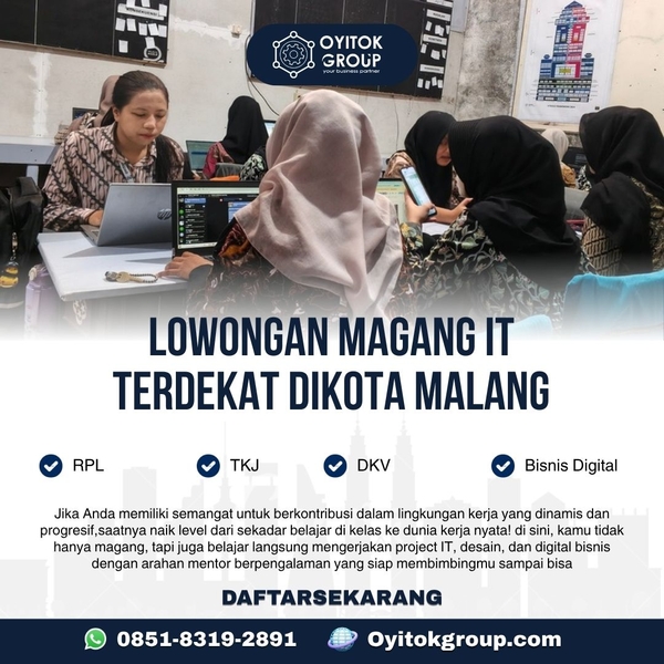 Download LOWONGAN MAGANG IT TERDEKAT DI KOTA MALANG
