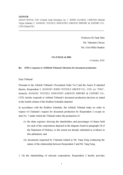 Download JTIG's Response to Tribunal's Decision for document production-24335GR.pdf