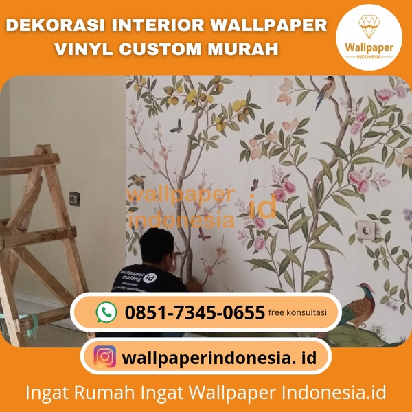 Download DEKORASI INTERIOR WALLPAPER VINYL CUSTOM MURAH