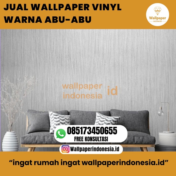 Download JUAL WALLPAPER VINYL WARNA ABU-ABU