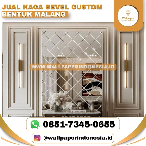 Download JUAL KACA BEVEL CUSTOM BENTUK MALANG