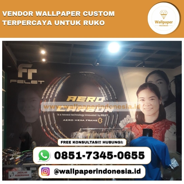 Download Vendor wallpaper custom terpercaya untuk ruko