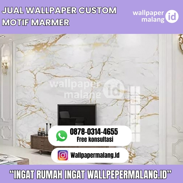 Download JUAL WALLPAPER CUSTOM MOTIF MARMER