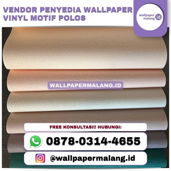 Download VENDOR PENYEDIA WALLPAPER VINYL MOTIF POLOS