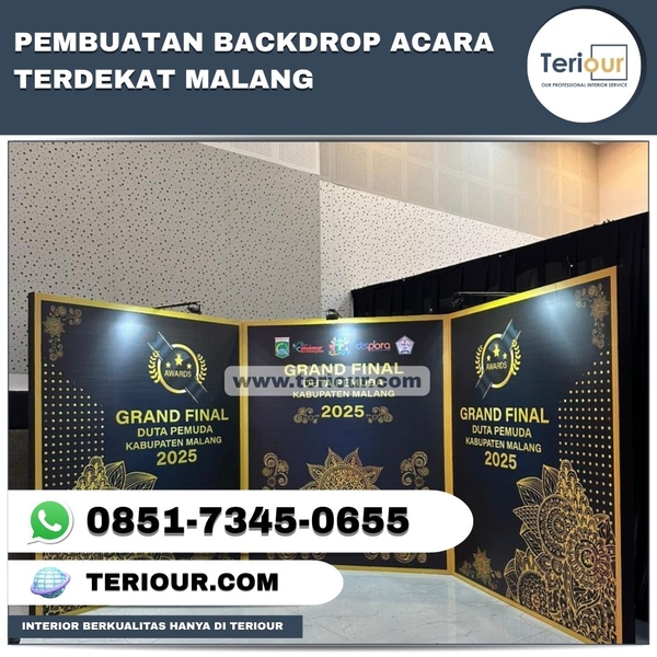 Download PEMBUATAN BACKDROP ACARA TERDEKAT MALANG