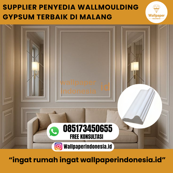 Download SUPPLIER PENYEDIA WALLMOULDING GYPSUM TERBAIK DI MALANG