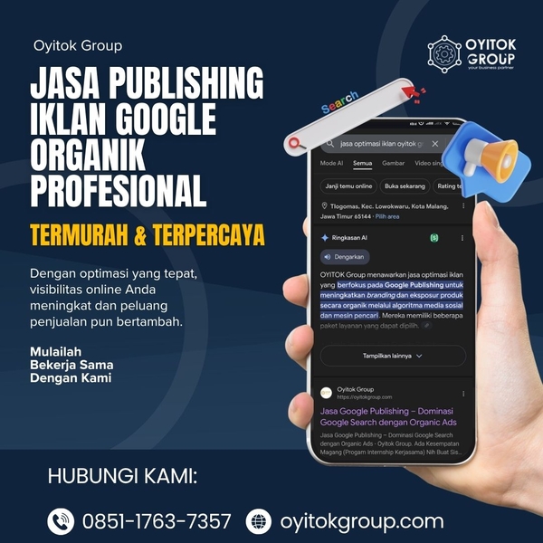 Download JASA PUBLISHING IKLAN GOOGLE ORGANIK PROFESIONAL
