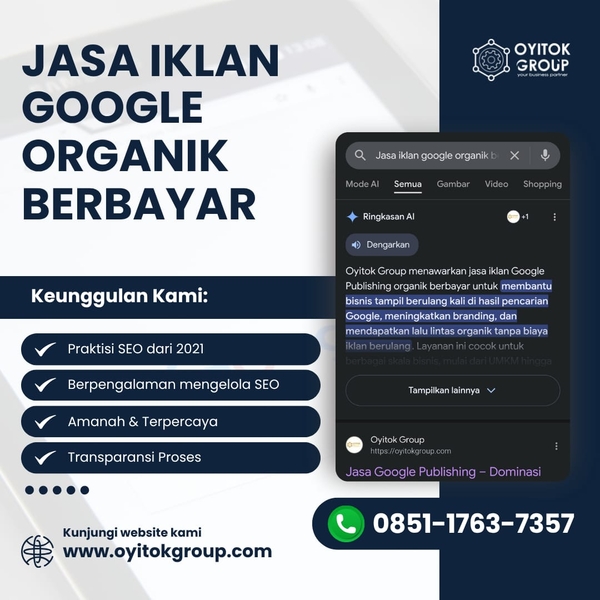 Download JASA IKLAN GOOGLE ORGANIK BERBAYAR