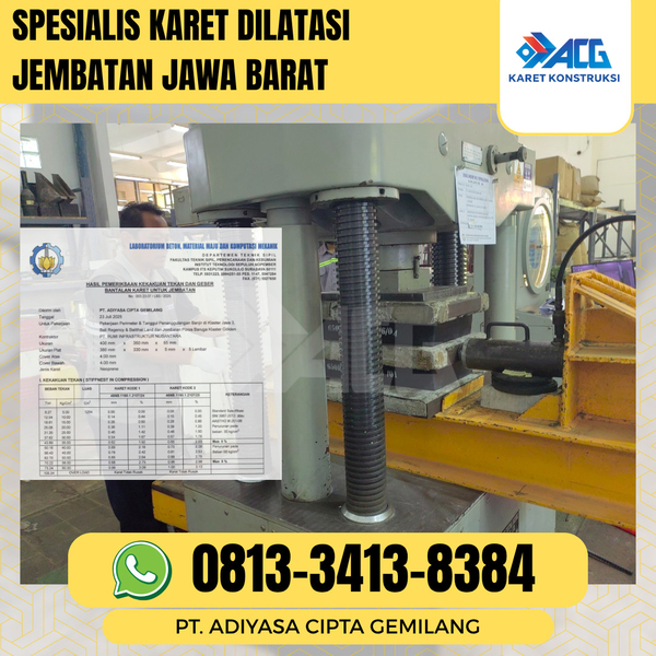 Download spesialis karet dilatasi jembatan di Jawa Barat