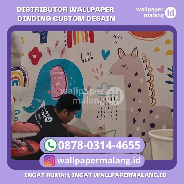 Download DISTRIBUTOR WALLPAPER DINDING CUSTOM DESAIN