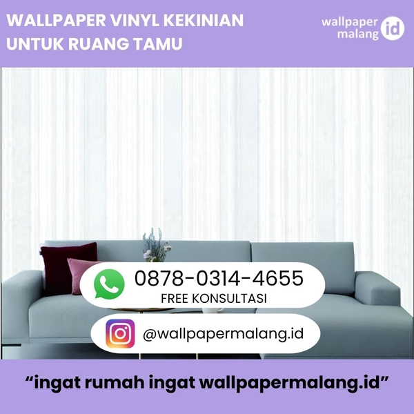 Download WALLPAPER VINYL KEKINIAN UNTUK RUANG TAMU