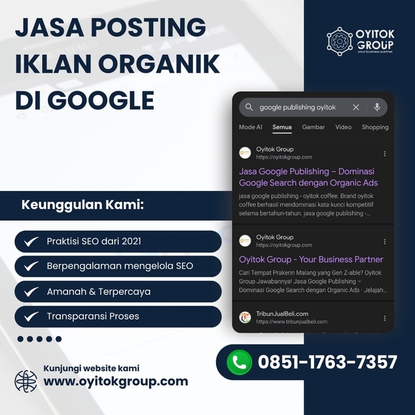Download JASA POSTING IKLAN ORGANIK DI GOOGLE