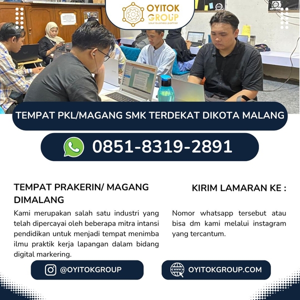Download TEMPAT PKL/MAGANG SMK TERDEKAT DI MALANG 