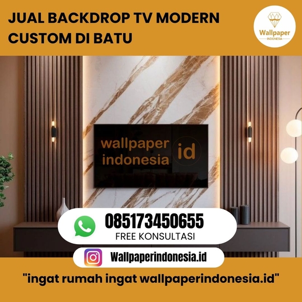 Download JUAL BACKDROP TV MODERN CUSTOM DI BATU