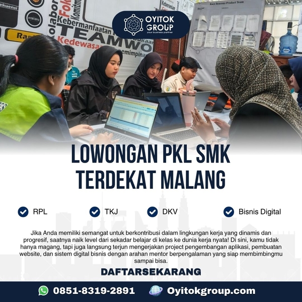 Download LOWONGAN PKL SMK TERDEKAT MALANG 